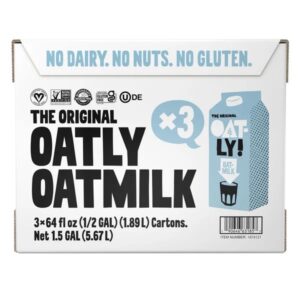 Oatly Oatmilk, Original, 64 fl oz, 3 ct