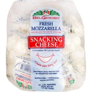 BelGioioso Fresh Mozzarella Snacking Cheese, 1 oz, 24 ct