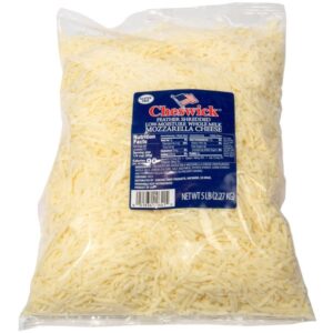 Cheswick Mozzarella Cheese, Feather Shredded, 5 lbs