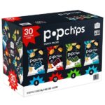 Popchips Potato Chips Snack Packs, Variety Pack, 0.8 oz, 30 ct