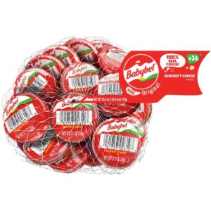 Babybel Mini Snack Cheese, Original, 0.71 oz, 36 ct