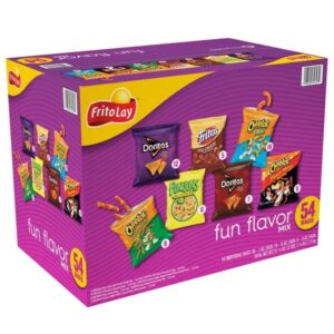 Frito-Lay Fun Flavor Mix, Variety Pack, 54 ct