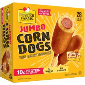 Foster Farms Jumbo Chicken Corn Dogs, 28 ct