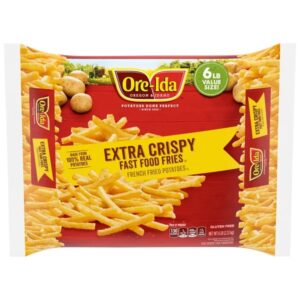 Ore-Ida Fast Food French Fries, Extra Crispy, 6 lbs