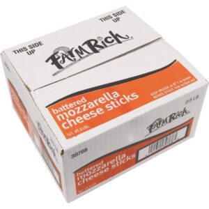 Farm Rich Battered Mozzarella Cheese Sticks, 3 lbs, 2 ct
