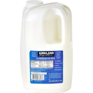 Kirkland Signature 2% Reduced Fat Milk, 1 Gallon, 2 ct