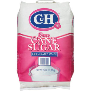 C&H Pure Cane Sugar, Granulated, 25 lbs