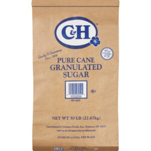C&H Pure Cane Sugar, Granulated, 50 lbs