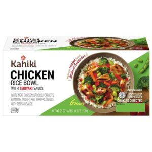 Kahiki Chicken Rice Bowl with Teriyaki Sauce, 12.5 oz, 6 ct