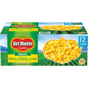 Del Monte Whole Kernel Corn, 15.25 oz, 12 ct