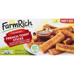 Farm Rich French Toast Sticks, Cinnamon, 48 oz