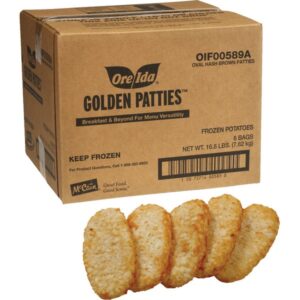 Ore-Ida Golden Hash Brown Patties, 16.8 lbs