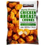 Kirkland Signature Lightly Breaded Chicken Breast Chunks, Boneless Skinless, 4 lbs