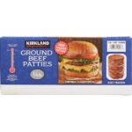 Kirkland Signature Ground Beef Patties, 1/4 lb Patty, 40 ct