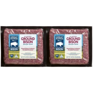 Ground Bison 90% Lean,1.25 lbs, 2 ct