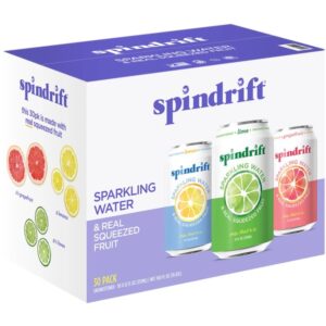 Spindrift Sparkling Water, Variety Pack, 12 fl oz, 30 ct