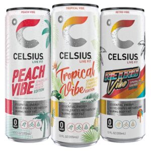 CELSIUS Energy Drink, Variety Pack, 12 fl oz, 18 ct
