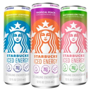 Starbucks Iced Energy, Zero Sugar, Variety Pack, 12 fl oz, 12 ct