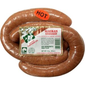 Alaska Sausage Company Hot Alaskan Sausage, 3 lbs
