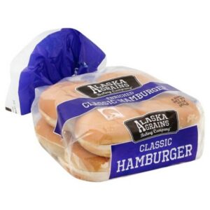 Alaska Grains Hamburger Buns, Classic, Enriched