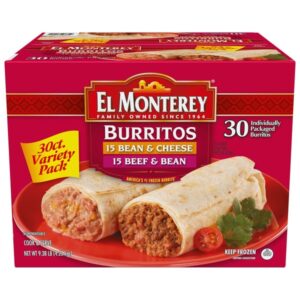 El Monterey Burritos, Variety Pack, 30 ct