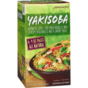 Ajinomoto Yakisoba with Vegetables, 9 oz, 6 ct