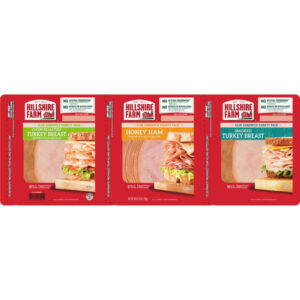 Hillshire Farm Lunchmeat, Sliced, Club Sandwich Variety Pack, 1 lb, 3 ct