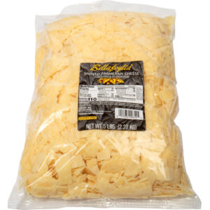 Bellafoglia Aged Parmesan Cheese, Shaved, 5 lbs