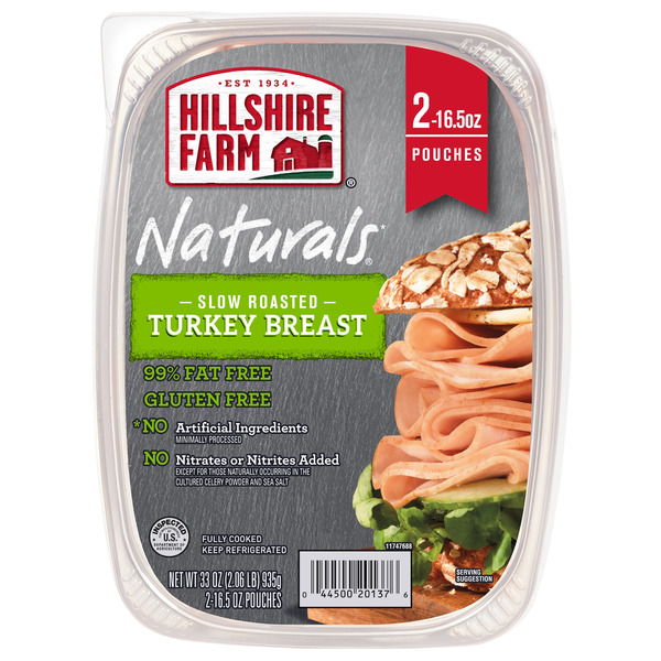 Hillshire Farm Naturals Slow Roasted Turkey Breast, 11 oz, 3 ct