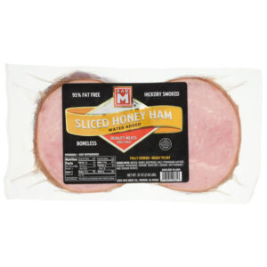 Bar M Honey Ham, Sliced, Boneless, Hickory Smoked, 2 lbs