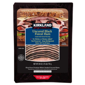 Kirkland Signature Uncured Black Forest Ham, Sliced, 28 oz